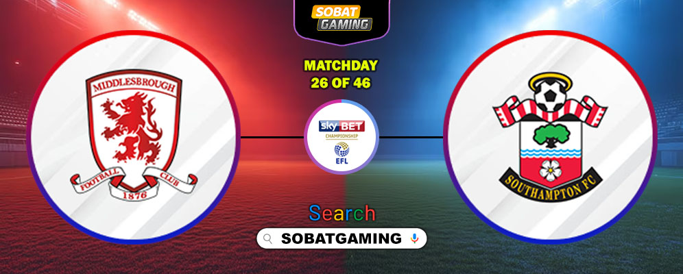 Middlesbrough Vs Southampton 04 Januari 2026