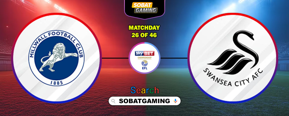 Millwall Vs Swansea City 04 Januari 2026