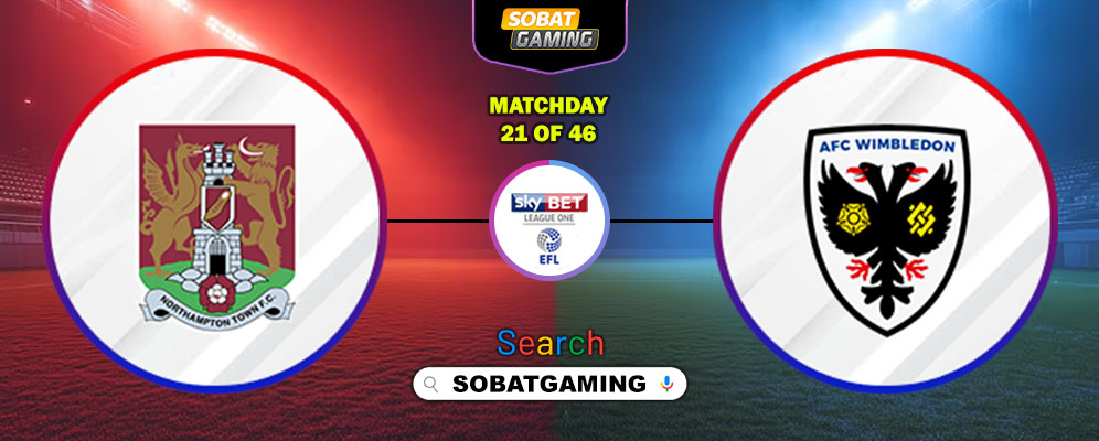 Northampton Town Vs AFC Wimbledon 20 Desember 2025