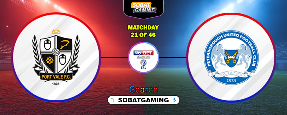 Port Vale Vs Peterborough United 20 Desember 2025