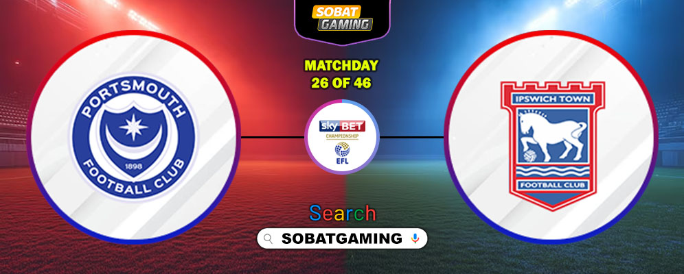 Portsmouth Vs Ipswich Town 04 Januari 2026