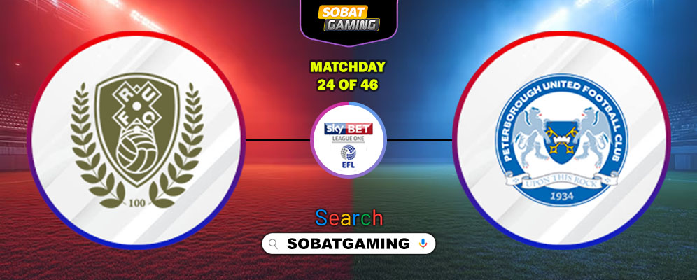 Rotherham United Vs Peterborough United 01 Januari 2026