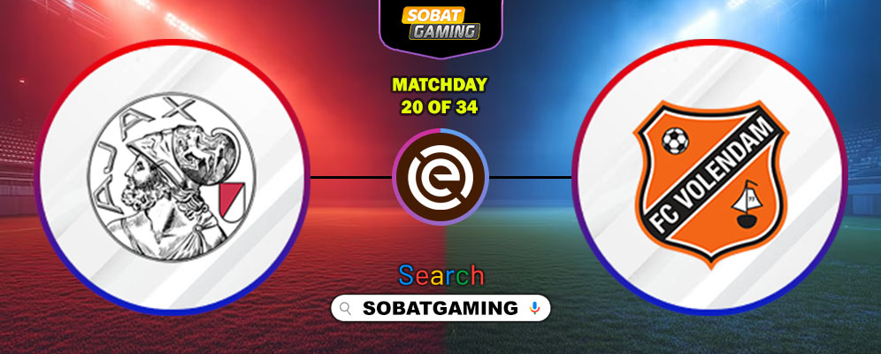 Ajax Vs FC Volendam 24 Januari 2026