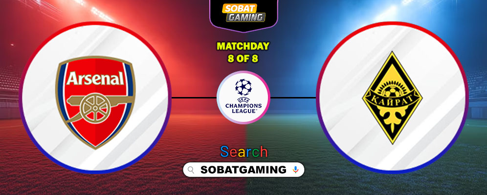 Arsenal Vs kairat Almaty 29 Januari 2026