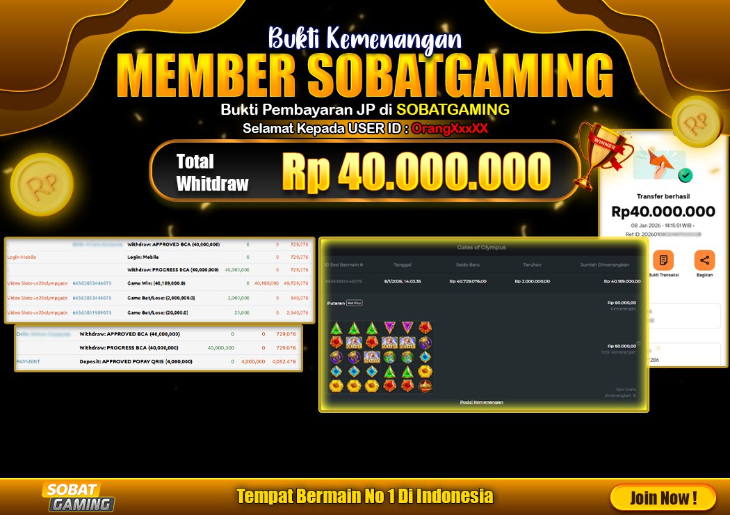 BUKTI JP 08 JANUARI 2026 LUNAS RP. 40.000.000,-