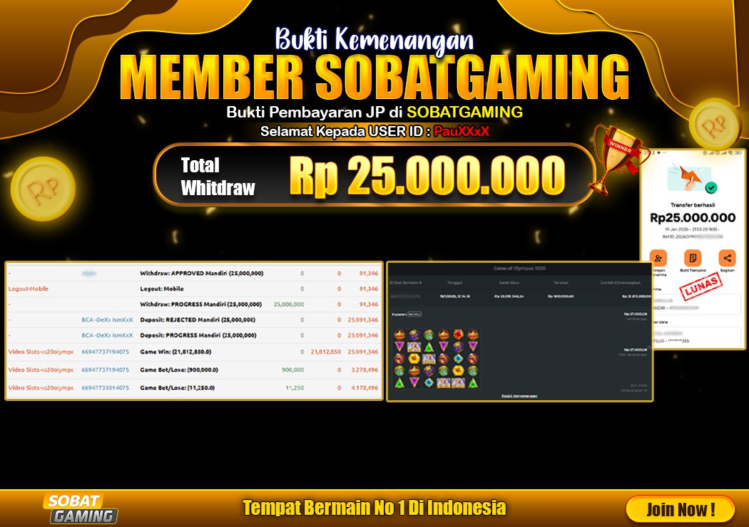 BUKTI JP 19 JANUARI 2026 LUNAS RP. 25.000.000,-