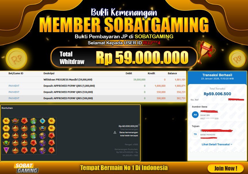 BUKTI JP 23 JANUARI 2026 LUNAS RP. 59.000.000,-