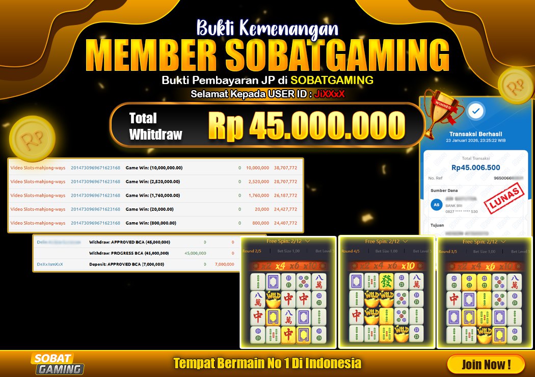 BUKTI JP 24 JANUARI 2026 LUNAS RP. 45.000.000,-