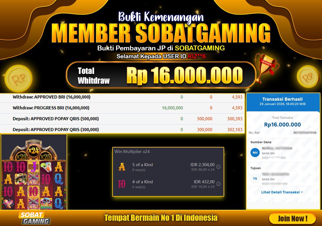 BUKTI JP 29 JANUARI 2026 LUNAS RP. 16.000.000,-