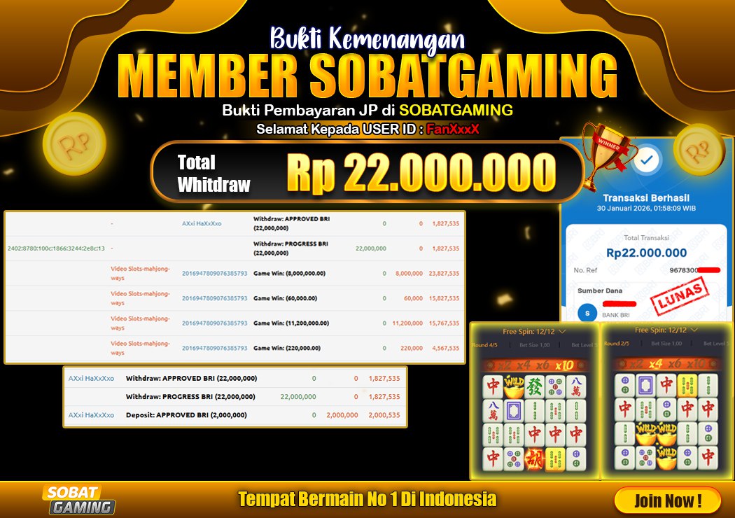 BUKTI JP 30 JANUARI 2026 LUNAS RP. 22.000.000,-