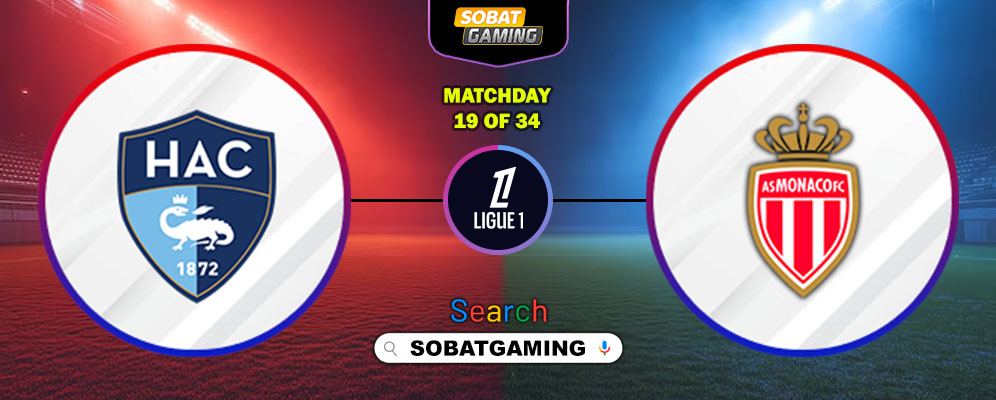 Le Havre Vs Monaco 25 Januari 2026