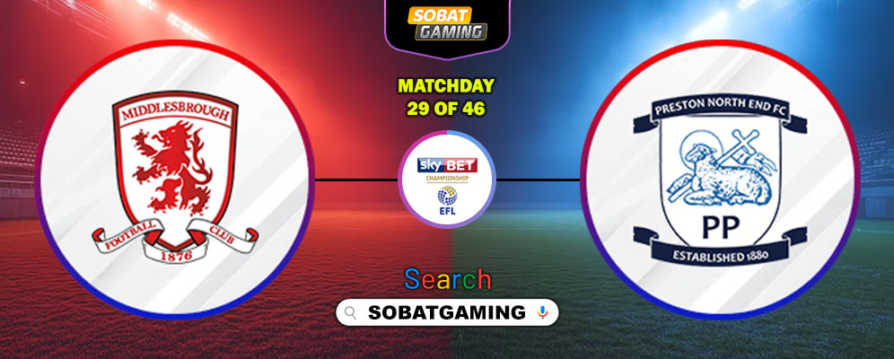 Middlesbrough Vs Preston North End 24 Januari 2026