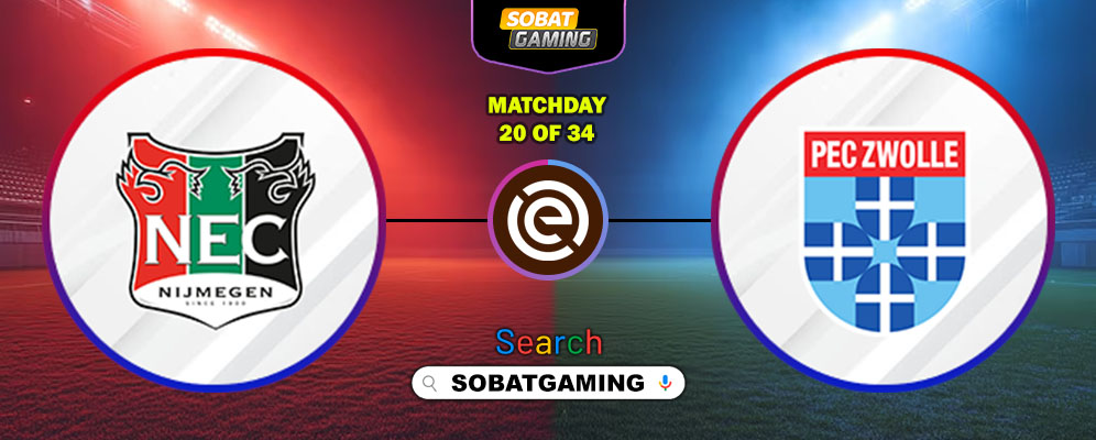 NEC Nijmegen Vs PEC Zwolle 25 Januari 2026