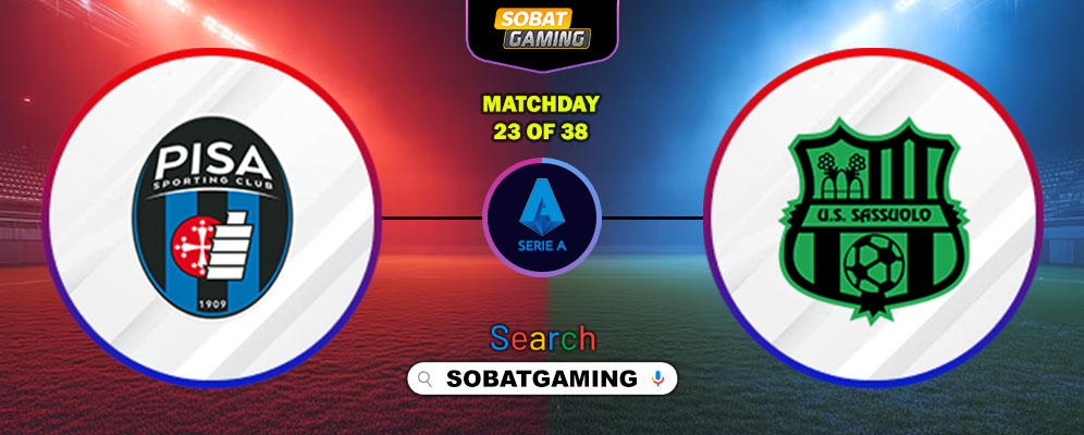 Pisa Vs Sassuolo 31 Januari 2026
