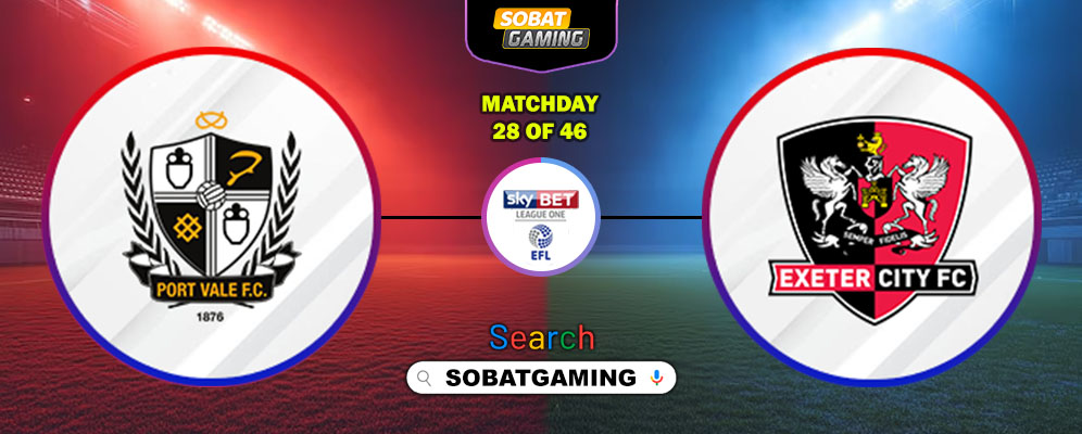 Port Vale Vs Exeter City 24 Januari 2026