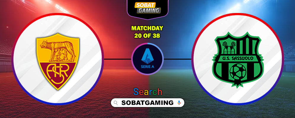 Roma Vs Sassuolo 11 Januari 2026