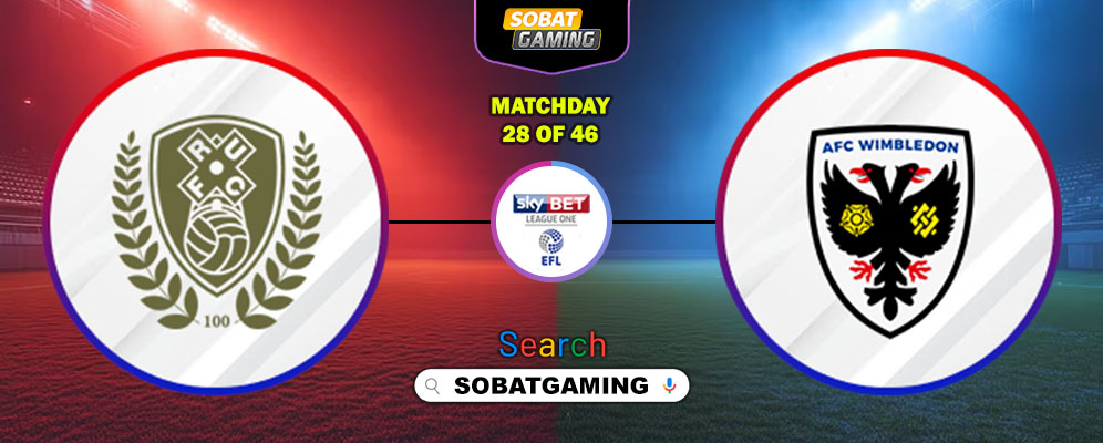 Rotherham United Vs AFC Wimbledon 24 Januari 2026