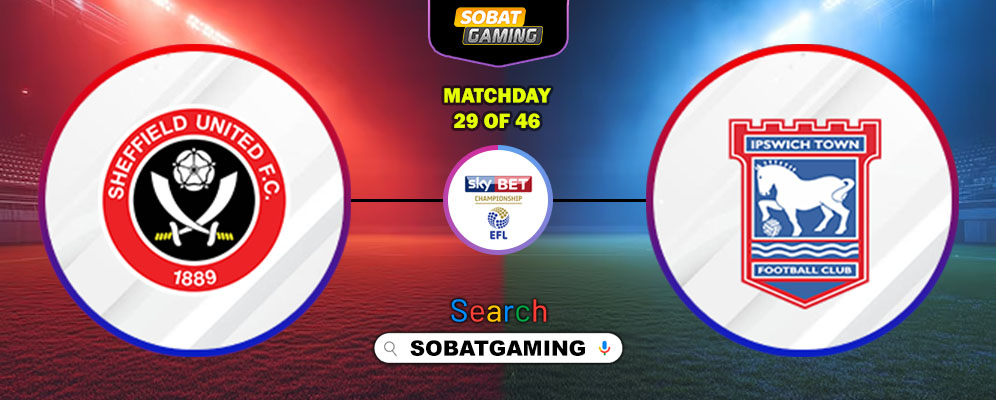 Sheffield United Vs Ipswich Town 24 Januari 2026