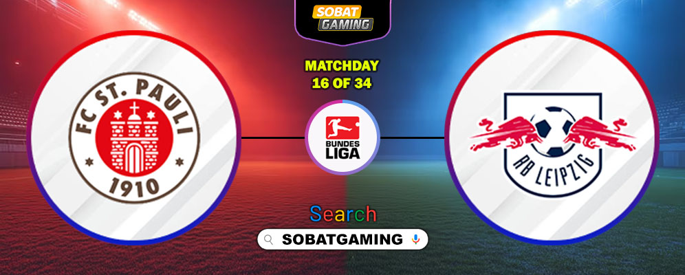 St. Pauli Vs RB Leipzig 10 Januari 2026