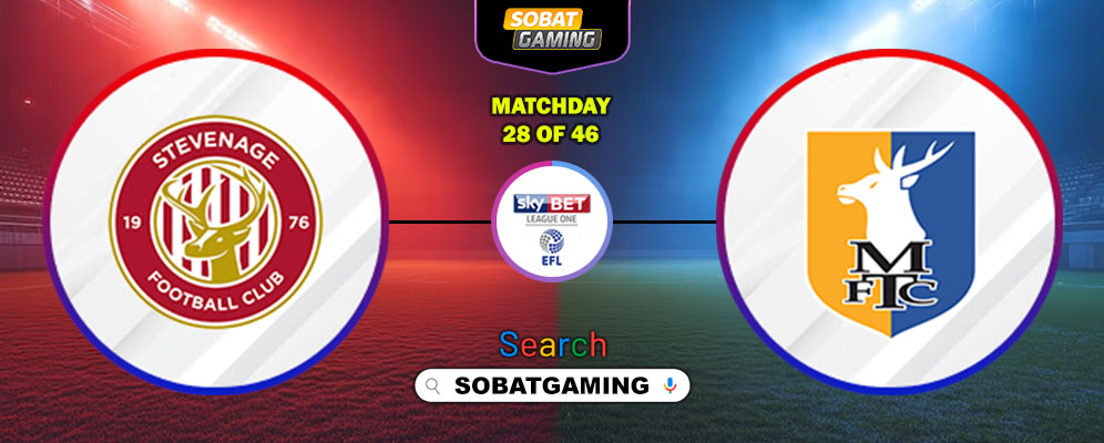 Stevenage Vs Mansfield Town 24 Januari 2026