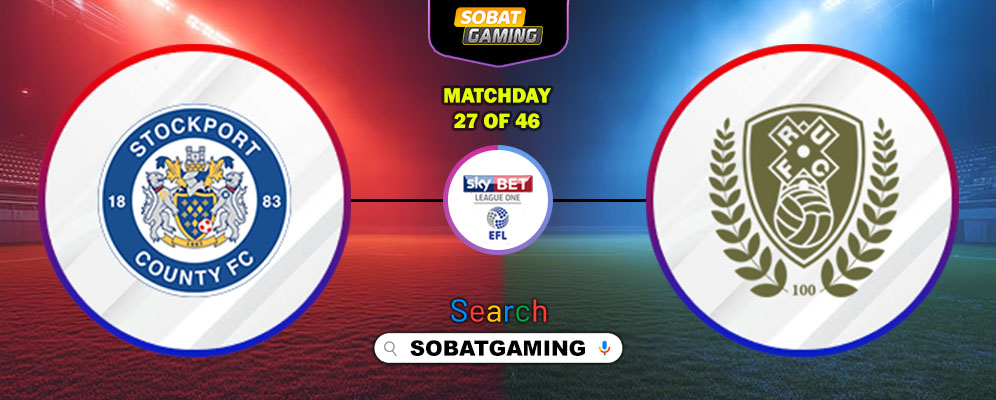 Stockport County Vs Rotherham United 17 Januari 2026