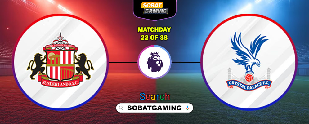 Sunderland Vs Crystal Palace 17 Januari 2026