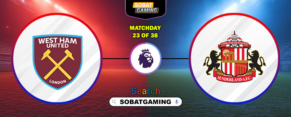 West Ham United Vs Sunderland 24 Januari 2026