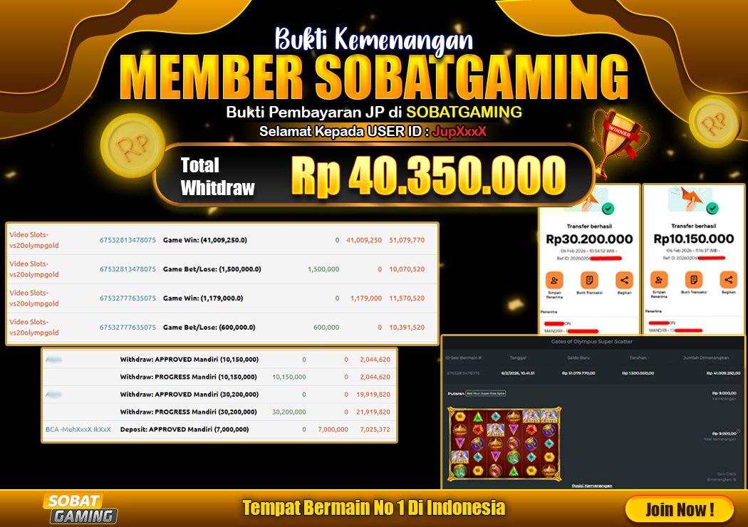 BUKTI JP 06 FEBRUARI 2026 LUNAS RP. 40.350.000,-