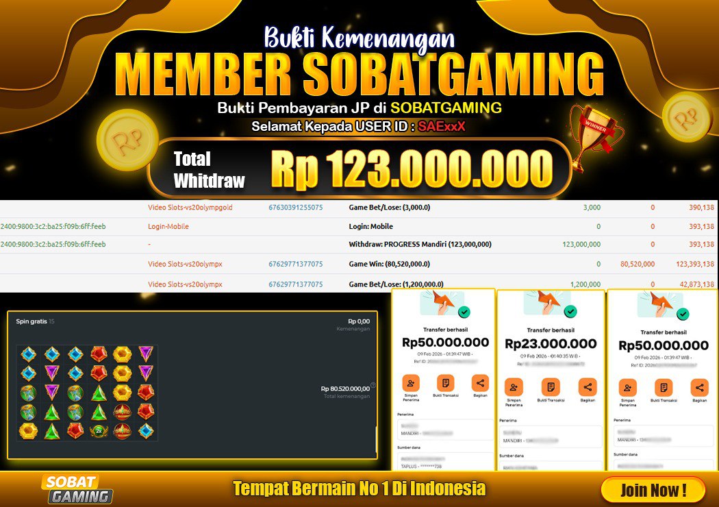 BUKTI JP 09 FEBRUARI 2026 LUNAS RP. 123.000.000,-