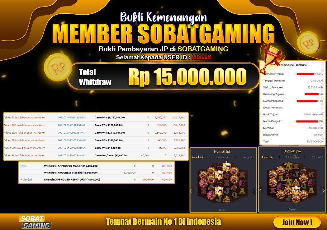 BUKTI JP 10 FEBRUARI 2026 LUNAS RP. 15.000.000,-