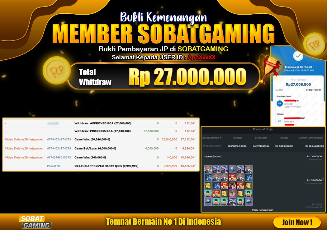 BUKTI JP 12 FEBRUARI 2026 LUNAS RP. 27.000.000,-