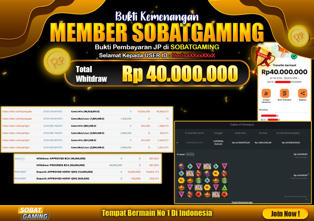 BUKTI JP 14 FEBRUARI 2026 LUNAS RP. 40.000.000,-