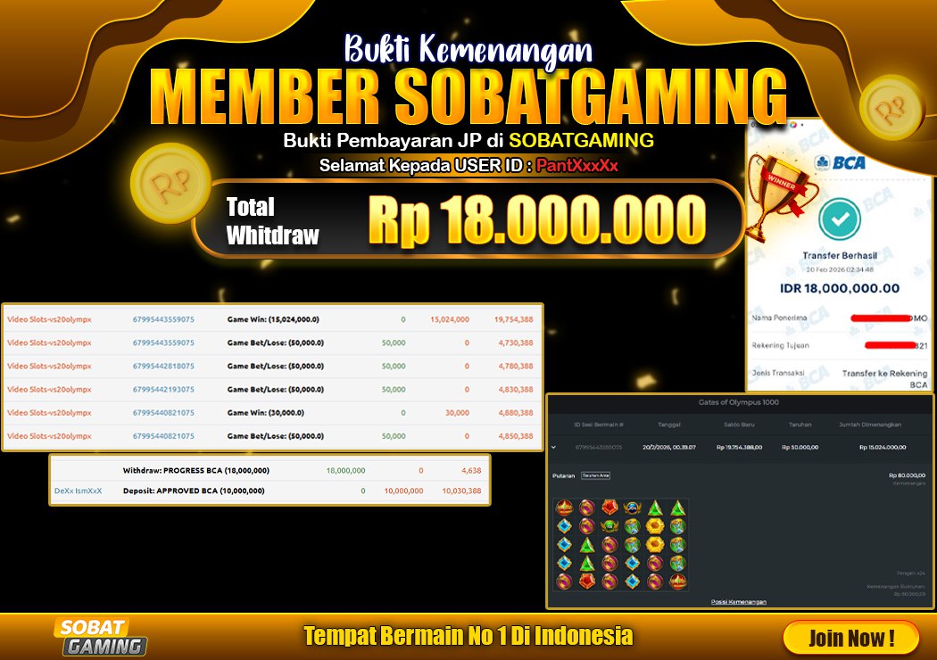 BUKTI JP 20 FEBRUARI 2026 LUNAS RP. 18.000.000,-