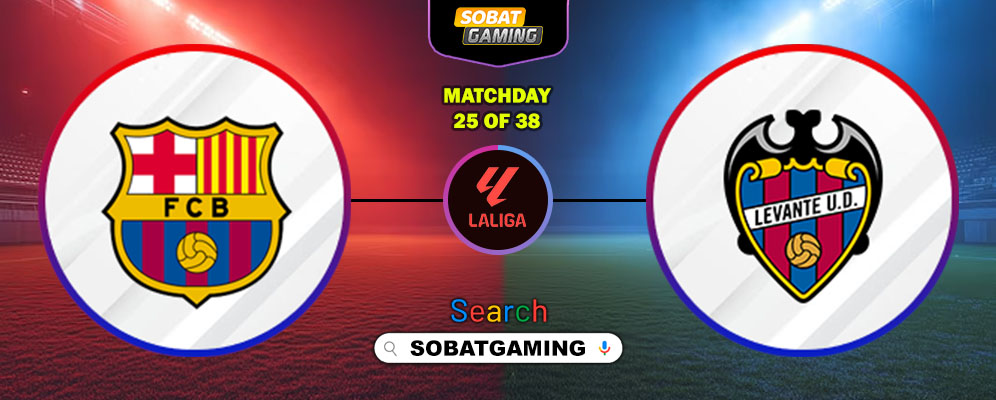 Barcelona Vs Levante 22 Februari 2026