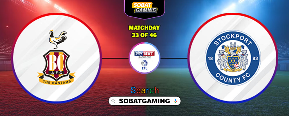 Bradford City Vs Stockport County 18 Februari 2026