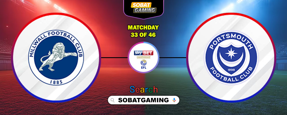 Millwall Vs Portsmouth 21 Februari 2026