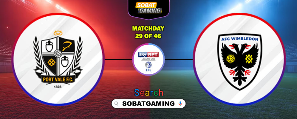 Port Vale Vs AFC Wimbledon 04 Februari 2026