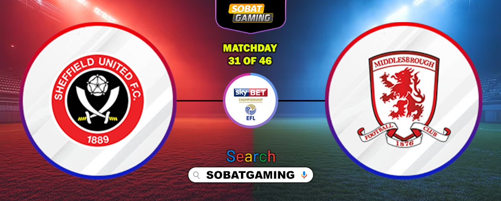 Sheffield United Vs Middlesbrough 10 Februari 2026