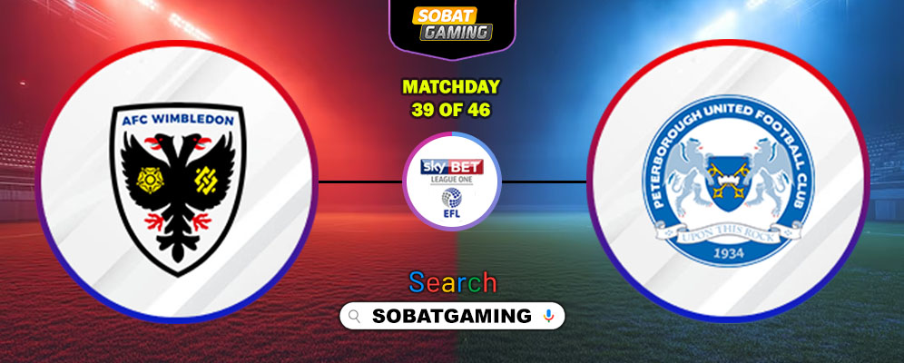 AFC Wimbledon Vs Peterborough United 21 Maret 2026