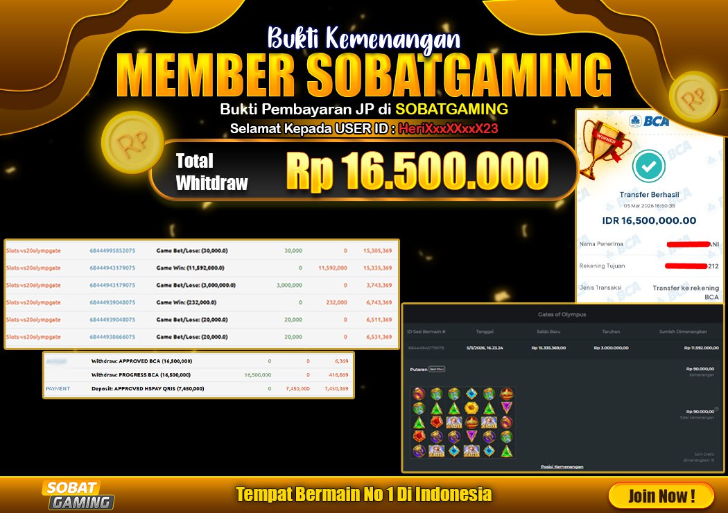 BUKTI JP 05 MARET 2026 LUNAS RP. 16.500.000,-