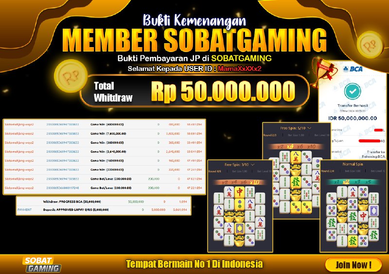 BUKTI JP 07 MARET 2026 LUNAS RP. 50.000.000,-