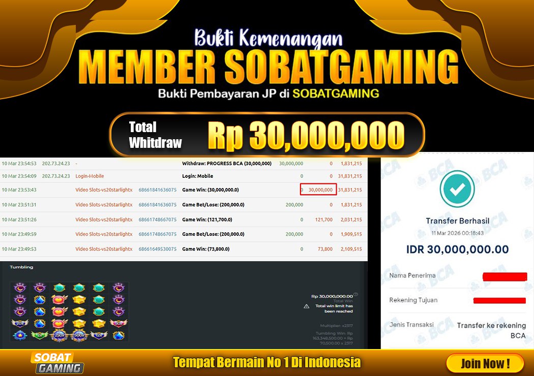 BUKTI JP 11 MARET 2026 LUNAS RP. 30.000.000,-