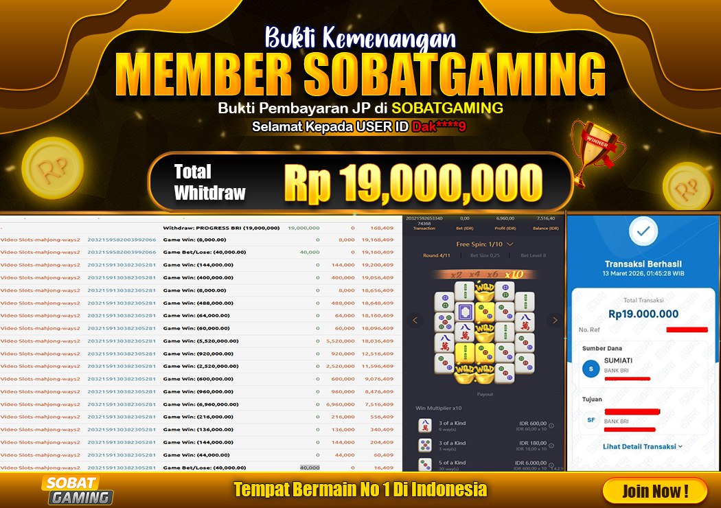 BUKTI JP 12 MARET 2026 LUNAS RP. 19.000.000,-