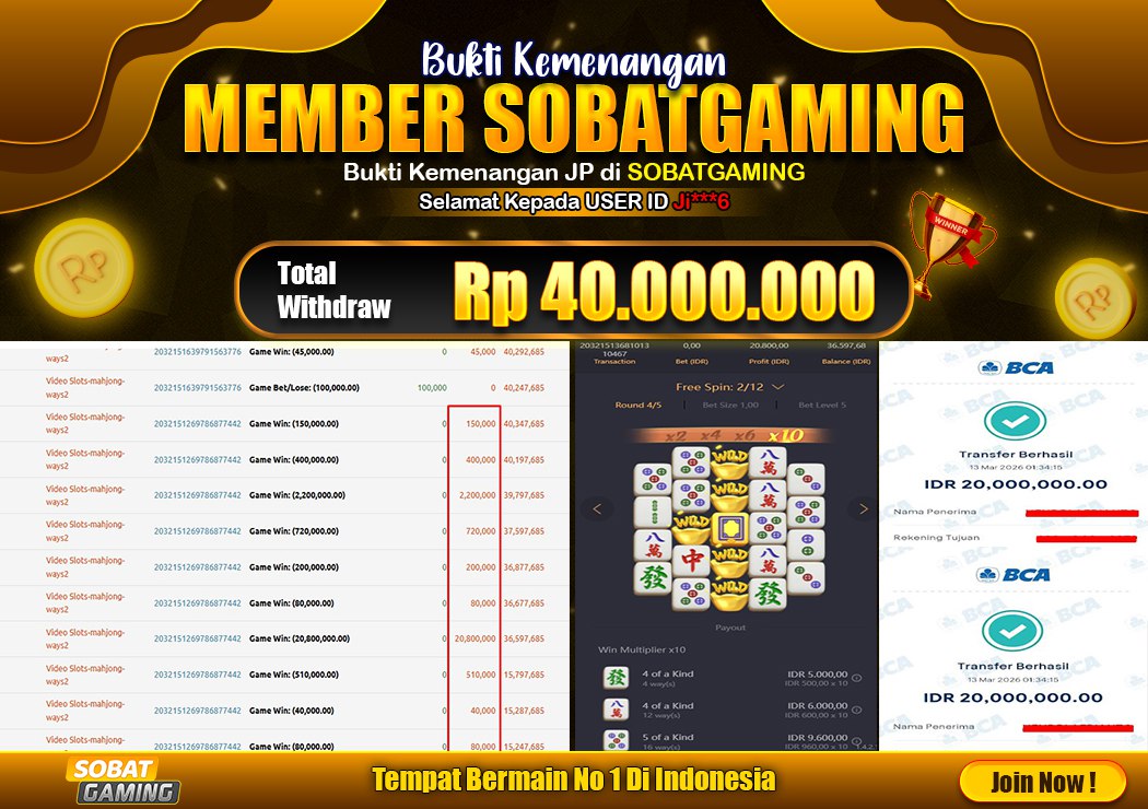 BUKTI JP 12 MARET 2026 LUNAS RP. 40.000.000,-