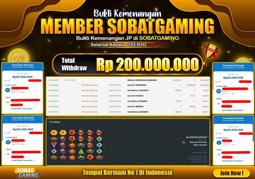 BUKTI JP 17 MARET 2026 LUNAS RP. 200.000.000,-