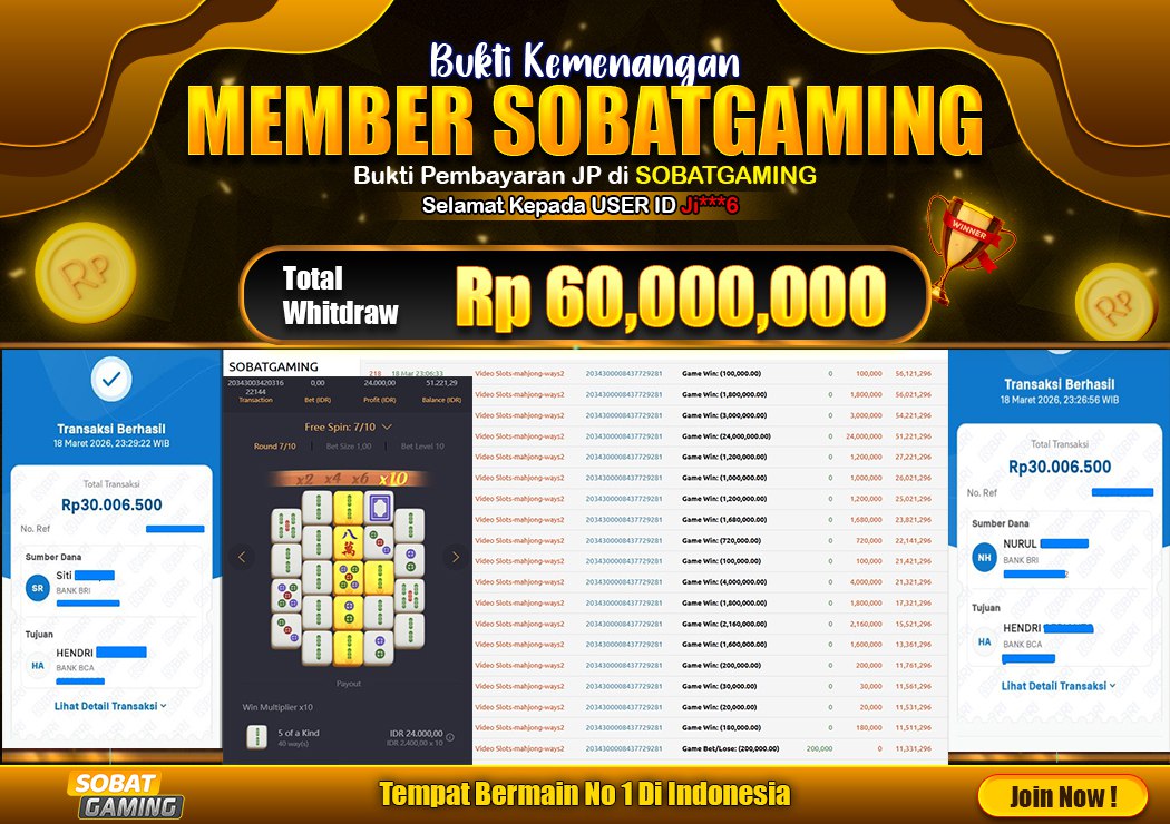 BUKTI JP 19 MARET 2026 LUNAS RP. 60.000.000,-