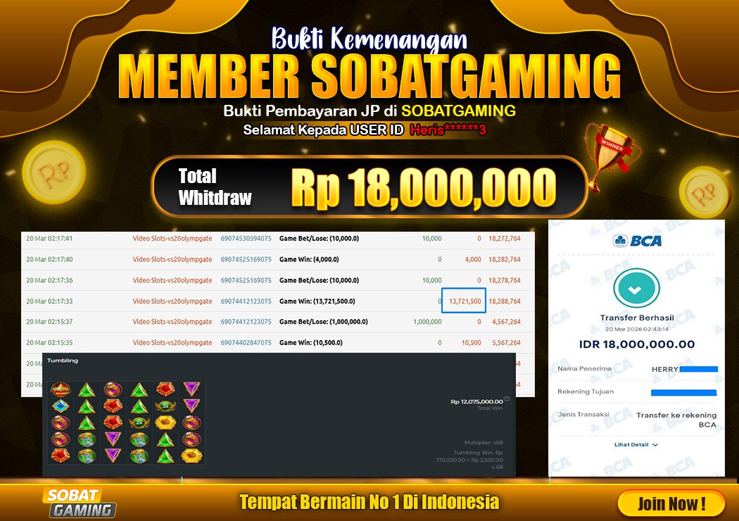 BUKTI JP 20 MARET 2026 LUNAS RP. 18.000.000,-