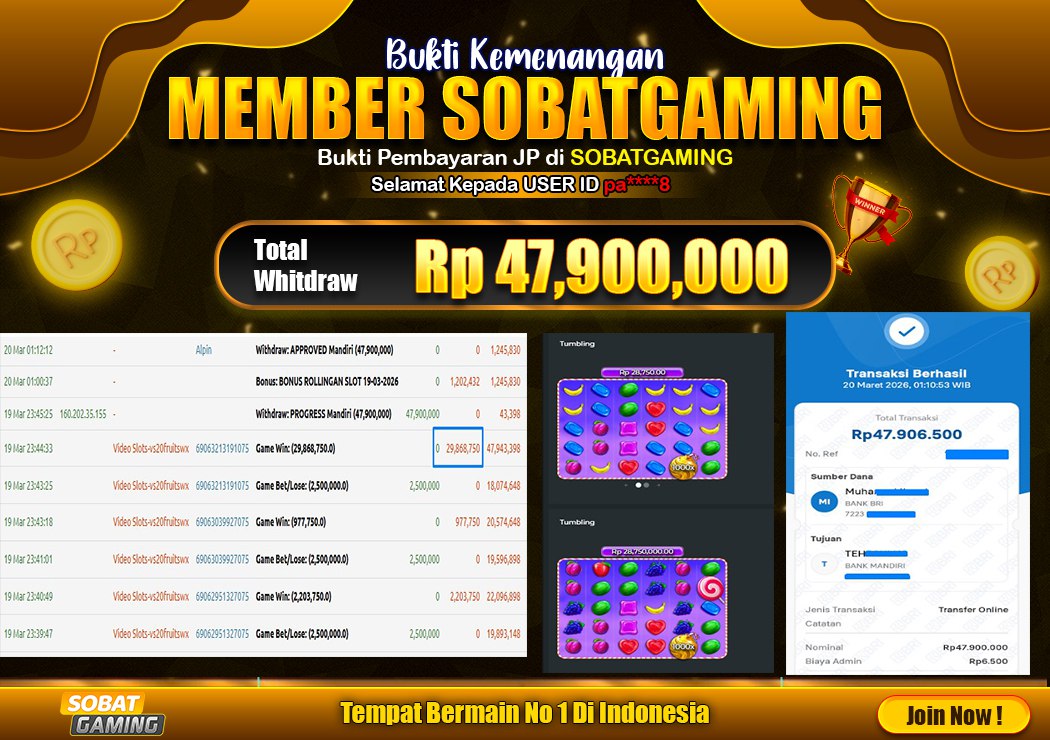 BUKTI JP 20 MARET 2026 LUNAS RP. 47.900.000,-