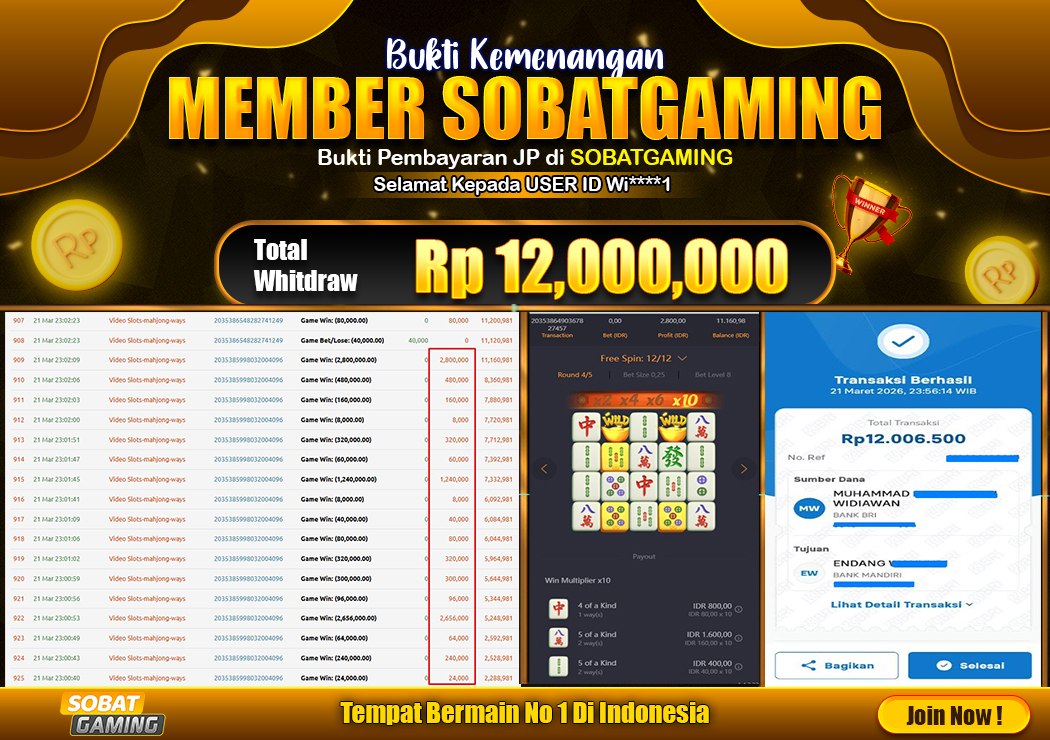 BUKTI JP 22 MARET 2026 LUNAS RP. 12.000.000,-