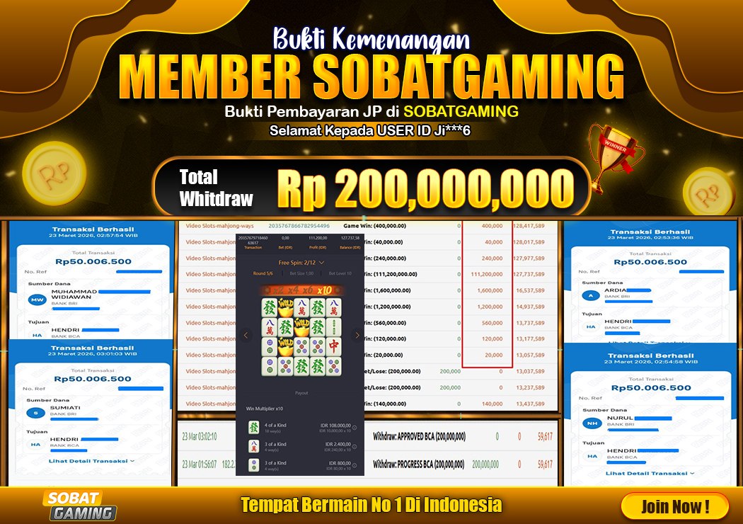 BUKTI JP 23 MARET 2026 LUNAS RP. 200.000.000,-